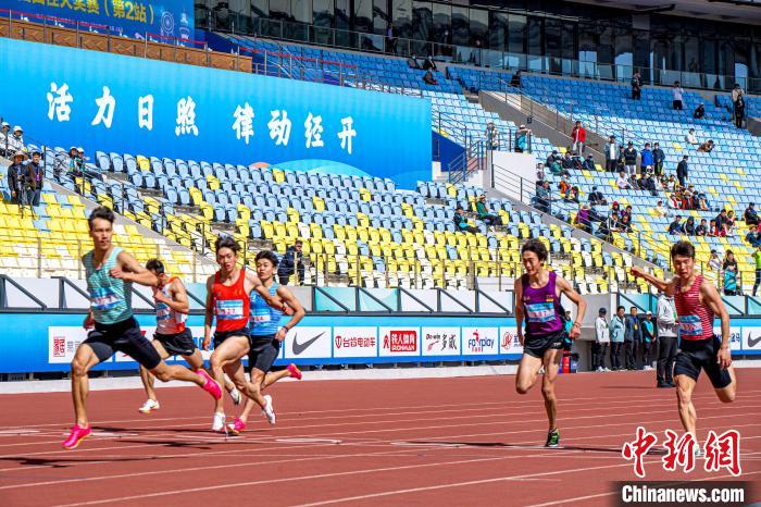 2023年全国田径大奖赛第2站在日照奎山体育中心开